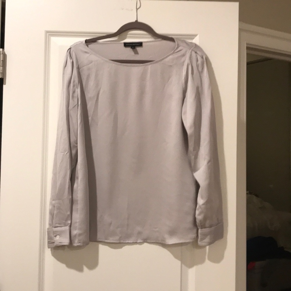 Silver blouse
